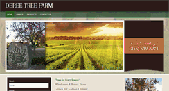 Desktop Screenshot of dereetreefarm.com