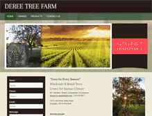 Tablet Screenshot of dereetreefarm.com